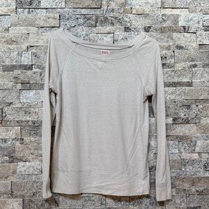 Mossimo Supply Co. Women's tan Long Sleeve Tee